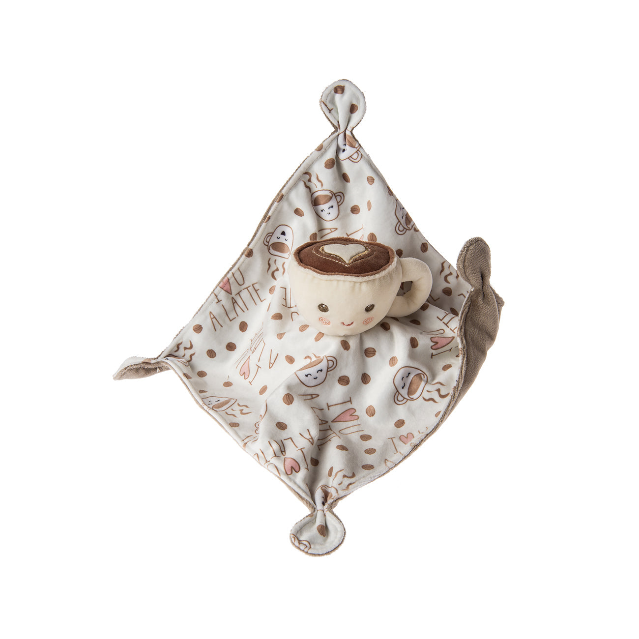 Jucarie plus doudou, Cafea Latte Soothie, 25x25 cm, +0 luni,  Mary Meyer